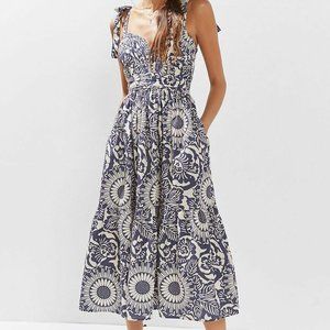 Floral Print Midi Dress